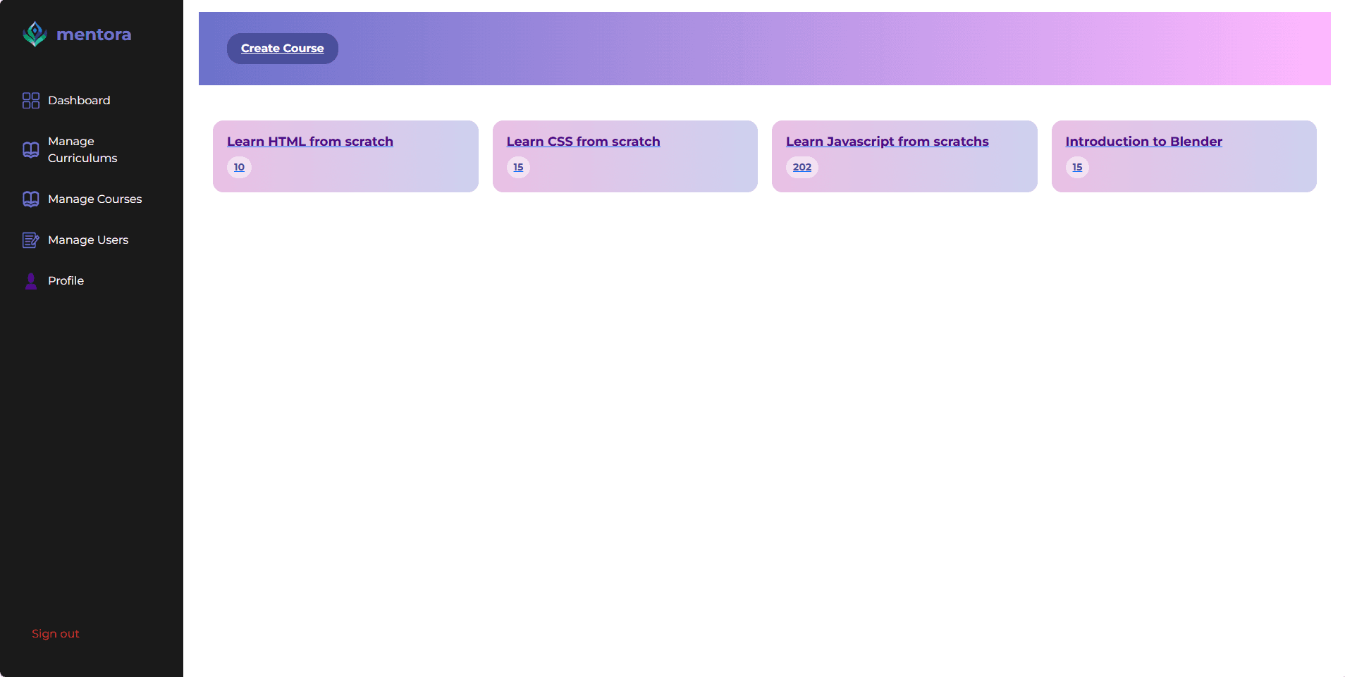 Landing Page