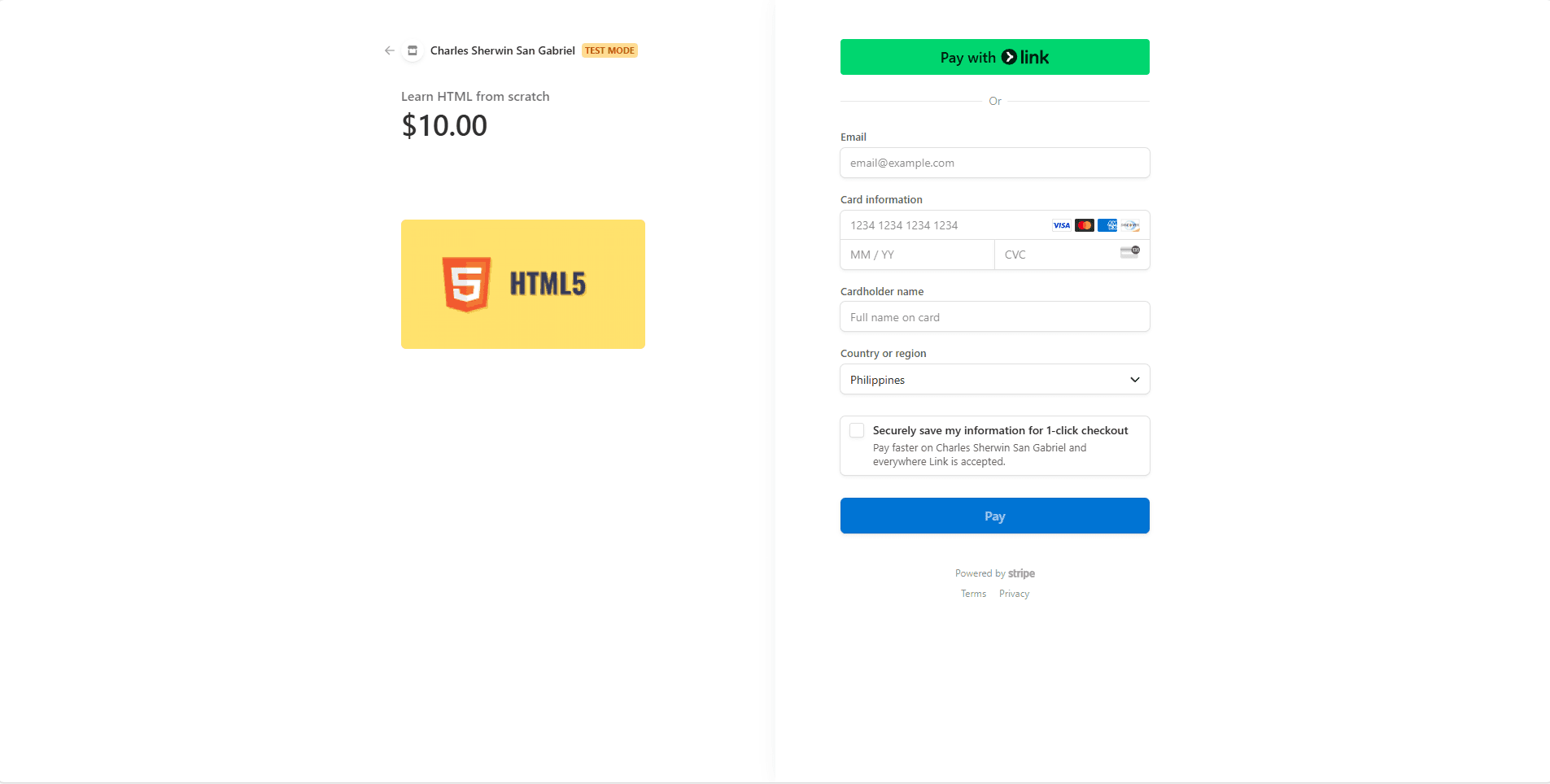 Landing Page